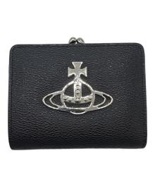 Vivienne Westwood（ヴィヴィアンウエストウッド）の古着「Vivienne Westwood 　2つ折り財布」｜ブラック