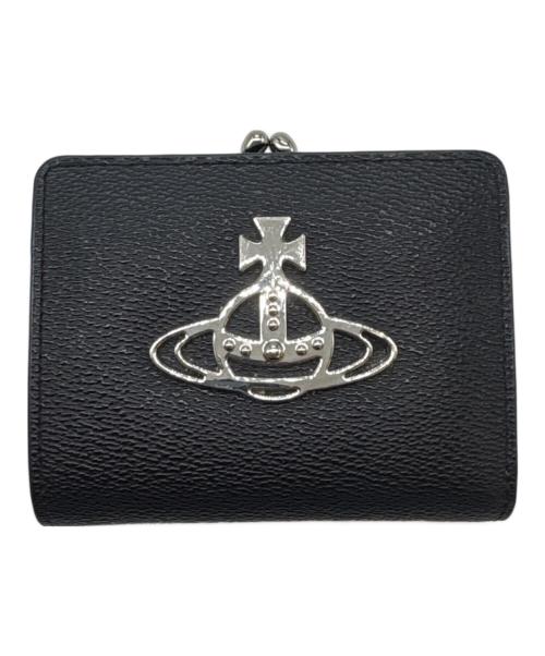 Vivienne Westwood（ヴィヴィアンウエストウッド）Vivienne Westwood (ヴィヴィアンウエストウッド) Vivienne Westwood 　2つ折り財布 ブラックの古着・服飾アイテム