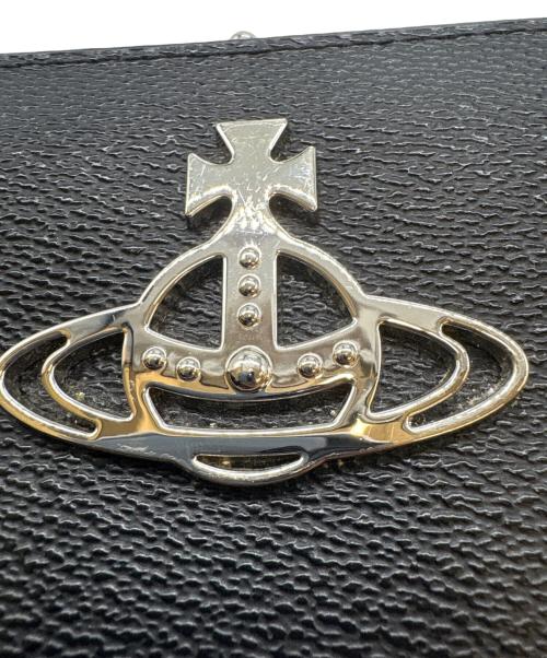 Vivienne Westwood（ヴィヴィアンウエストウッド）Vivienne Westwood (ヴィヴィアンウエストウッド) Vivienne Westwood 　2つ折り財布 ブラックの古着・服飾アイテム