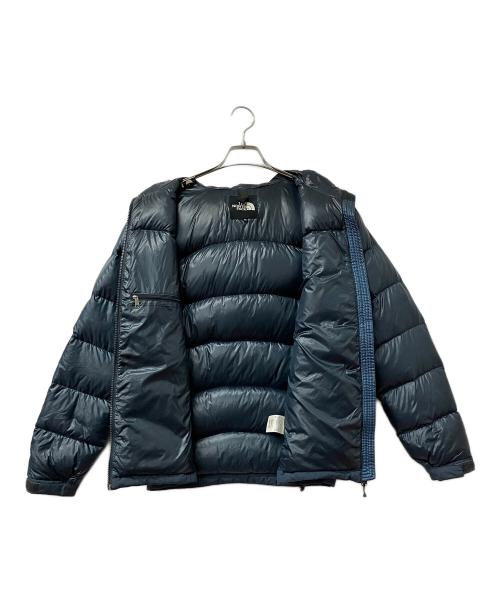 THE NORTH FACE（ザ ノース フェイス）THE NORTH FACE (ザ ノース フェイス) ダウンジャケット ネイビー×ブラック サイズ:Mの古着・服飾アイテム