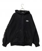Carhartt WIP×NINJA TUNEカーハート ワーク イン プログレス×ニンジャ・チューン）の古着「パーカー HOODED SWEATSHIRT」｜ブラック