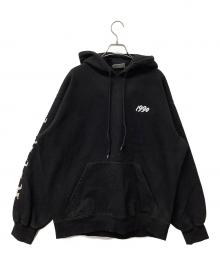 Carhartt WIP×NINJA TUNE（カーハート ワーク イン プログレス×ニンジャ・チューン）の古着「パーカー HOODED SWEATSHIRT」｜ブラック