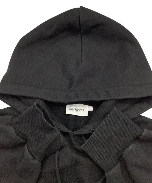 Carhartt WIP（カーハート ワーク イン プログレス）Carhartt WIP (カーハート ワーク イン プログレス) NINJA TUNE (ニンジャ・チューン) パーカー HOODED SWEATSHIRT ブラック サイズ:Lの古着・服飾アイテム