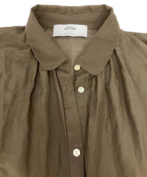 utilite（ユティリテ）utilite (ユティリテ) ボックスシャツ オリーブ サイズ:不明の古着・服飾アイテム