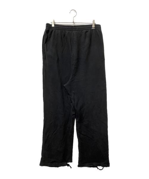 Gosha Rubchinskiy（ゴーシャラブチンスキー）Gosha Rubchinskiy (ゴーシャラブチンスキー) スウェットパンツ DOUBLE CUFF 変型ジャージパンツ ブラック サイズ:Mの古着・服飾アイテム