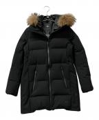 DESCENTE×水沢DOWNデサント×ミズサワダウン）の古着「水沢ダウン・ロングダウンコート」｜ブラック