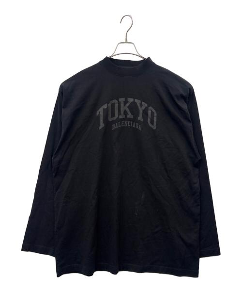 BALENCIAGA（バレンシアガ）BALENCIAGA (バレンシアガ) BALENCIAGA 　TOKYOロゴプリントカットソー ブラック サイズ:Lの古着・服飾アイテム