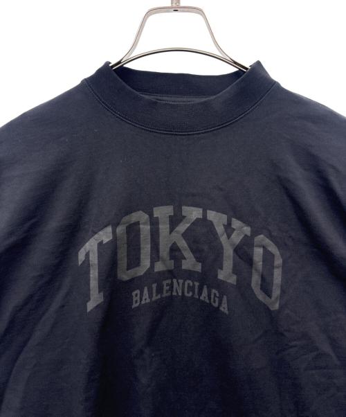BALENCIAGA（バレンシアガ）BALENCIAGA (バレンシアガ) BALENCIAGA 　TOKYOロゴプリントカットソー ブラック サイズ:Lの古着・服飾アイテム