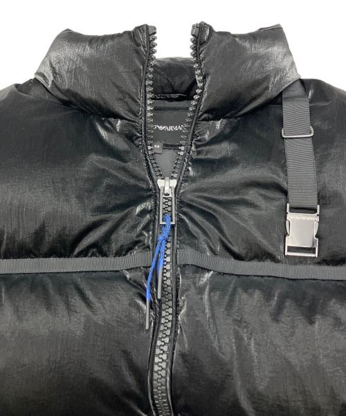 EMPORIO ARMANI（エンポリオ アルマーニ）EMPORIO ARMANI (エンポリオ アルマーニ) ダウンベスト　 ブラック サイズ:54の古着・服飾アイテム