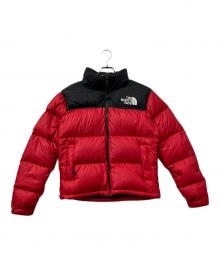 THE NORTH FACE（ザ ノース フェイス）の古着「700フィルパワーの高品質ダウンジャケット」｜レッド×ブラック