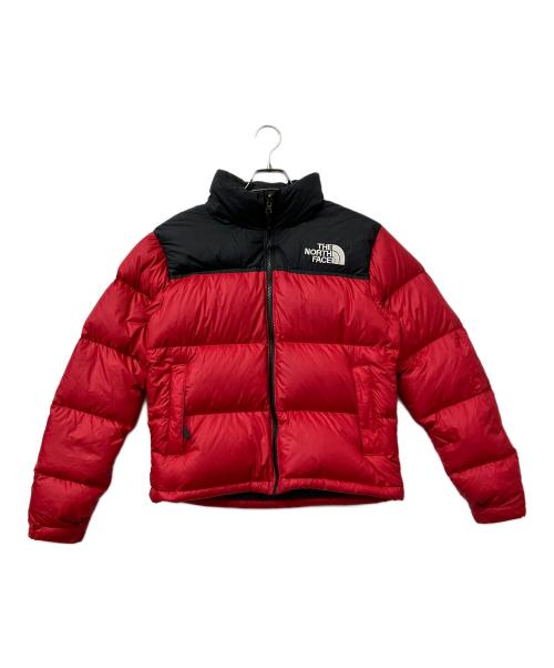 THE NORTH FACE（ザ ノース フェイス）THE NORTH FACE (ザ ノース フェイス) 700フィルパワーの高品質ダウンジャケット レッド×ブラック サイズ:Sの古着・服飾アイテム