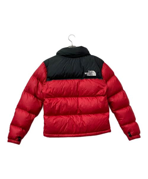 THE NORTH FACE（ザ ノース フェイス）THE NORTH FACE (ザ ノース フェイス) 700フィルパワーの高品質ダウンジャケット レッド×ブラック サイズ:Sの古着・服飾アイテム