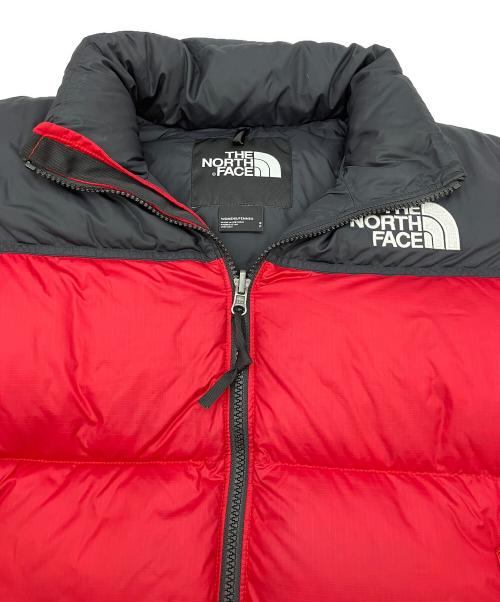THE NORTH FACE（ザ ノース フェイス）THE NORTH FACE (ザ ノース フェイス) 700フィルパワーの高品質ダウンジャケット レッド×ブラック サイズ:Sの古着・服飾アイテム