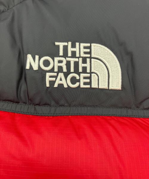 THE NORTH FACE（ザ ノース フェイス）THE NORTH FACE (ザ ノース フェイス) 700フィルパワーの高品質ダウンジャケット レッド×ブラック サイズ:Sの古着・服飾アイテム
