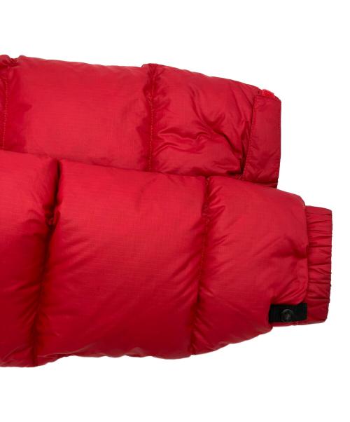 THE NORTH FACE（ザ ノース フェイス）THE NORTH FACE (ザ ノース フェイス) 700フィルパワーの高品質ダウンジャケット レッド×ブラック サイズ:Sの古着・服飾アイテム