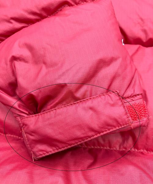 THE NORTH FACE（ザ ノース フェイス）THE NORTH FACE (ザ ノース フェイス) 700フィルパワーの高品質ダウンジャケット レッド×ブラック サイズ:Sの古着・服飾アイテム
