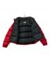 THE NORTH FACE (ザ ノース フェイス) 700フィルパワーの高品質ダウンジャケット レッド×ブラック サイズ:S：22000円