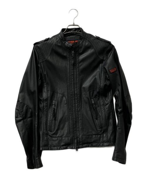 UNIONJAP（ユニオンジャップ）UNIONJAP (ユニオンジャップ) ライダースジャケット シングルライダースジャケット ブラック サイズ:Mの古着・服飾アイテム
