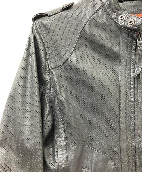 UNIONJAP（ユニオンジャップ）UNIONJAP (ユニオンジャップ) ライダースジャケット シングルライダースジャケット ブラック サイズ:Mの古着・服飾アイテム