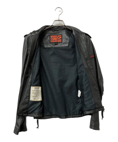 UNIONJAP（ユニオンジャップ）UNIONJAP (ユニオンジャップ) ライダースジャケット シングルライダースジャケット ブラック サイズ:Mの古着・服飾アイテム