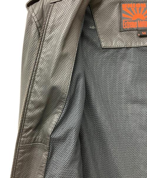 UNIONJAP（ユニオンジャップ）UNIONJAP (ユニオンジャップ) ライダースジャケット シングルライダースジャケット ブラック サイズ:Mの古着・服飾アイテム