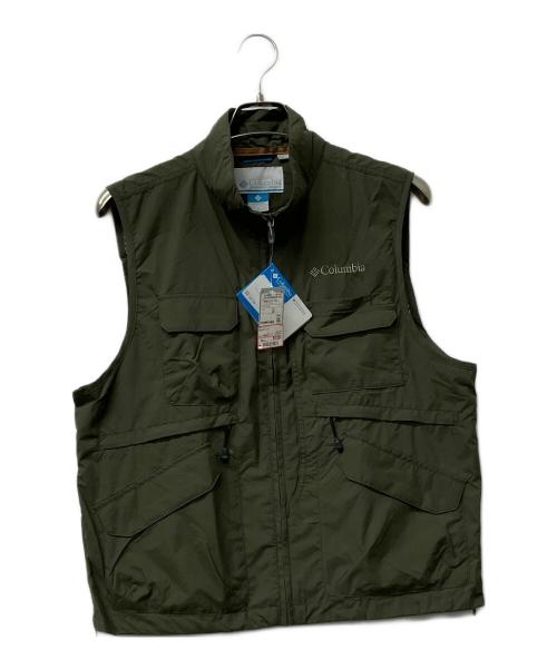 Columbia（コロンビア）Columbia (コロンビア) ナイロンベスト  オリーブ サイズ:Sの古着・服飾アイテム