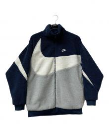 NIKE（ナイキ）の古着「フリースジャケット」｜ネイビー×ホワイト