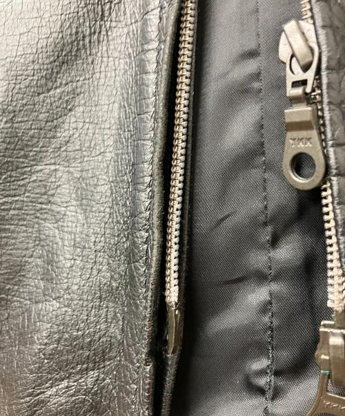 A.A.R（アール）A.A.R (アール) レザージャケット ブラック サイズ:Lの古着・服飾アイテム