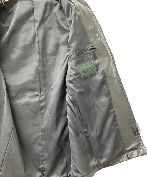 A.A.R（アール）A.A.R (アール) レザージャケット ブラック サイズ:Lの古着・服飾アイテム