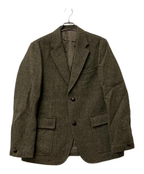 Harris Tweed（ハリスツイード）Harris Tweed (ハリスツイード) Eddie Bauer (エディーバウアー) ジャケット オリーブ サイズ:不明の古着・服飾アイテム