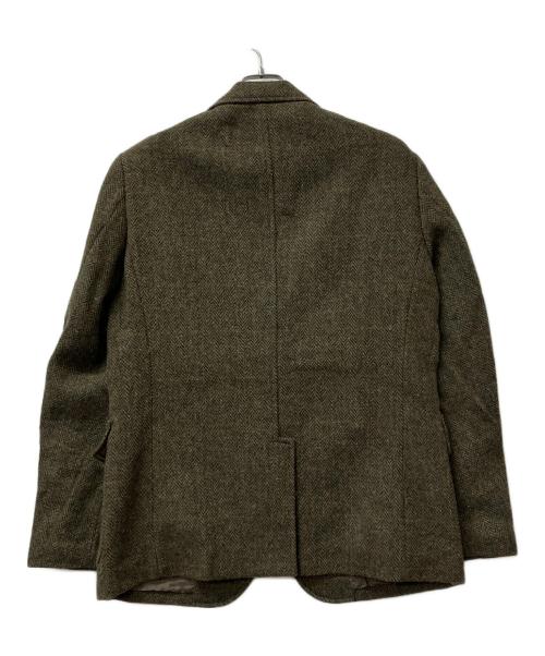 Harris Tweed（ハリスツイード）Harris Tweed (ハリスツイード) Eddie Bauer (エディーバウアー) ジャケット オリーブ サイズ:不明の古着・服飾アイテム