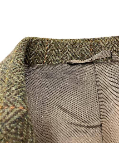 Harris Tweed（ハリスツイード）Harris Tweed (ハリスツイード) Eddie Bauer (エディーバウアー) ジャケット オリーブ サイズ:不明の古着・服飾アイテム