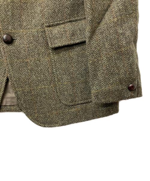 Harris Tweed（ハリスツイード）Harris Tweed (ハリスツイード) Eddie Bauer (エディーバウアー) ジャケット オリーブ サイズ:不明の古着・服飾アイテム