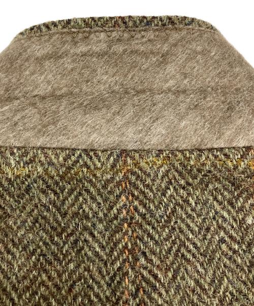 Harris Tweed（ハリスツイード）Harris Tweed (ハリスツイード) Eddie Bauer (エディーバウアー) ジャケット オリーブ サイズ:不明の古着・服飾アイテム