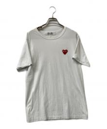 PLAY COMME des GARCONS（プレイコムデギャルソン）の古着「半袖カットソー」｜ホワイト