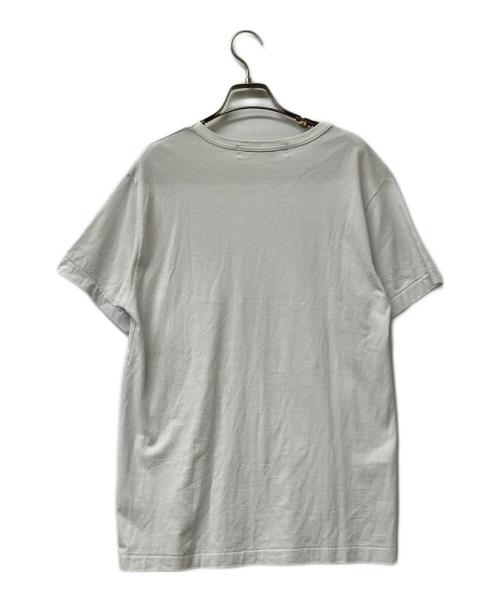 PLAY COMME des GARCONS（プレイコムデギャルソン）PLAY COMME des GARCONS (プレイコムデギャルソン) 半袖カットソー ホワイト サイズ:Lの古着・服飾アイテム