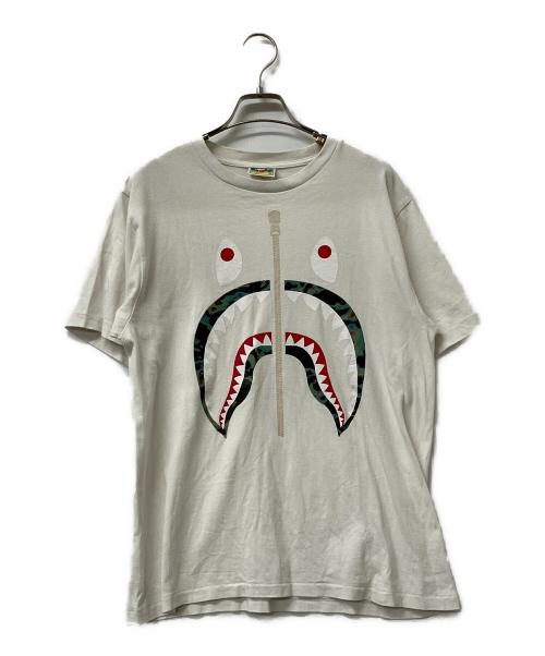 BAPE BY A BATHING APE（ベイプバイアベイシングエイプ）BAPE BY A BATHING APE (ベイプバイアベイシングエイプ) 半袖カットソー ホワイト サイズ:Ｍの古着・服飾アイテム