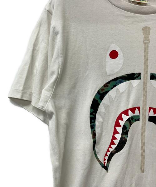 BAPE BY A BATHING APE（ベイプバイアベイシングエイプ）BAPE BY A BATHING APE (ベイプバイアベイシングエイプ) 半袖カットソー ホワイト サイズ:Ｍの古着・服飾アイテム