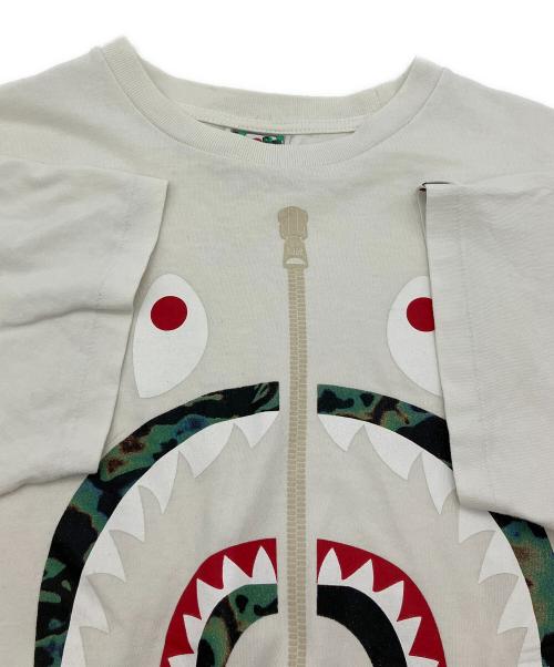 BAPE BY A BATHING APE（ベイプバイアベイシングエイプ）BAPE BY A BATHING APE (ベイプバイアベイシングエイプ) 半袖カットソー ホワイト サイズ:Ｍの古着・服飾アイテム