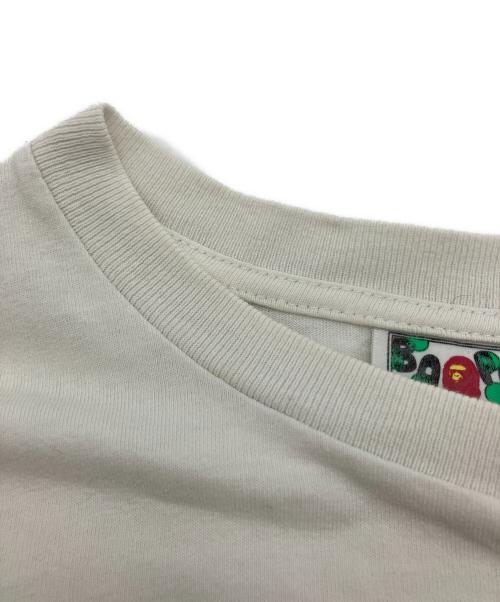 BAPE BY A BATHING APE（ベイプバイアベイシングエイプ）BAPE BY A BATHING APE (ベイプバイアベイシングエイプ) 半袖カットソー ホワイト サイズ:Ｍの古着・服飾アイテム