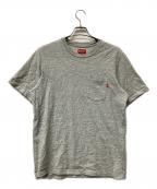 SUPREMEシュプリーム）の古着「半袖カットソー ポケットTシャツ」｜グレー
