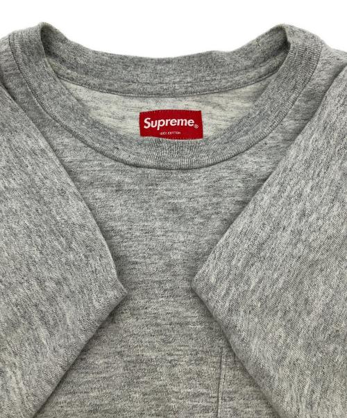 SUPREME（シュプリーム）SUPREME (シュプリーム) 半袖カットソー ポケットTシャツ グレー サイズ:Mの古着・服飾アイテム