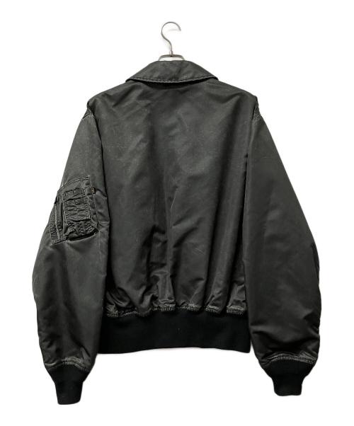alpha industry（アルファ インダストリーズ）alpha industry (アルファ インダストリーズ) フライトジャケット ブラック サイズ:不明の古着・服飾アイテム