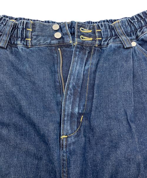 CLESSTE（クレスト）CLESSTE (クレスト) ワイドデニムパンツ ネイビー サイズ:FREEの古着・服飾アイテム