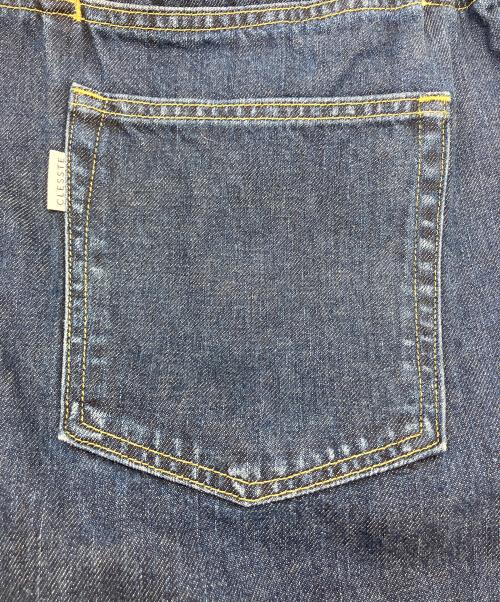 CLESSTE（クレスト）CLESSTE (クレスト) ワイドデニムパンツ ネイビー サイズ:FREEの古着・服飾アイテム