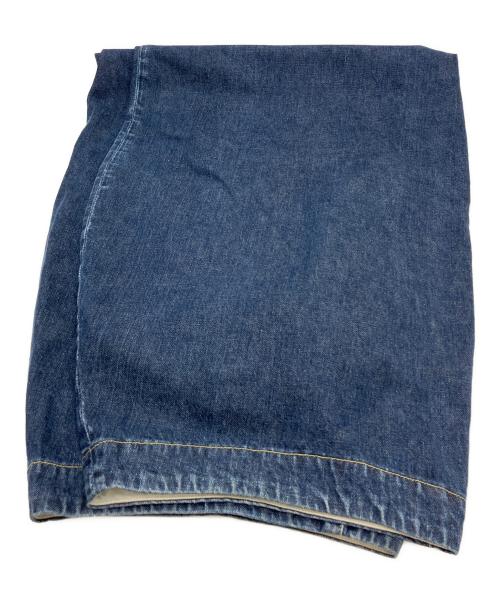 CLESSTE（クレスト）CLESSTE (クレスト) ワイドデニムパンツ ネイビー サイズ:FREEの古着・服飾アイテム