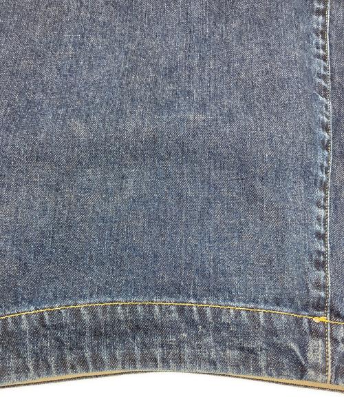 CLESSTE（クレスト）CLESSTE (クレスト) ワイドデニムパンツ ネイビー サイズ:FREEの古着・服飾アイテム