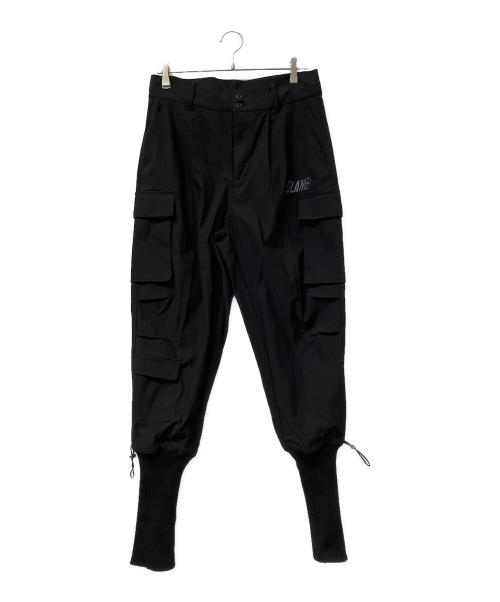 gramb（グラム）gramb (グラム) Long rib cargo pants / ロングリブカーゴパンツ ブラック サイズ:Mの古着・服飾アイテム
