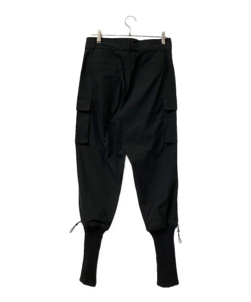 gramb（グラム）gramb (グラム) Long rib cargo pants / ロングリブカーゴパンツ ブラック サイズ:Mの古着・服飾アイテム
