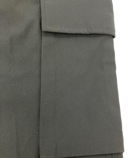 gramb（グラム）gramb (グラム) Long rib cargo pants / ロングリブカーゴパンツ ブラック サイズ:Mの古着・服飾アイテム